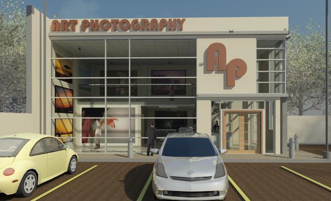 Practice Revit Exterior Perspective 1