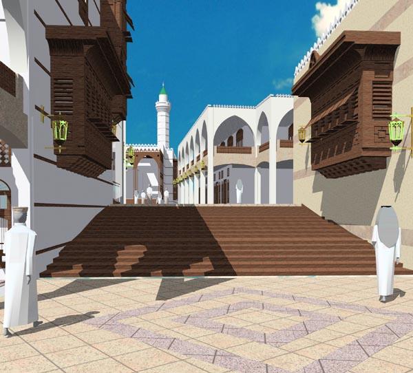  a pedestrian view of the historical alawi plaza