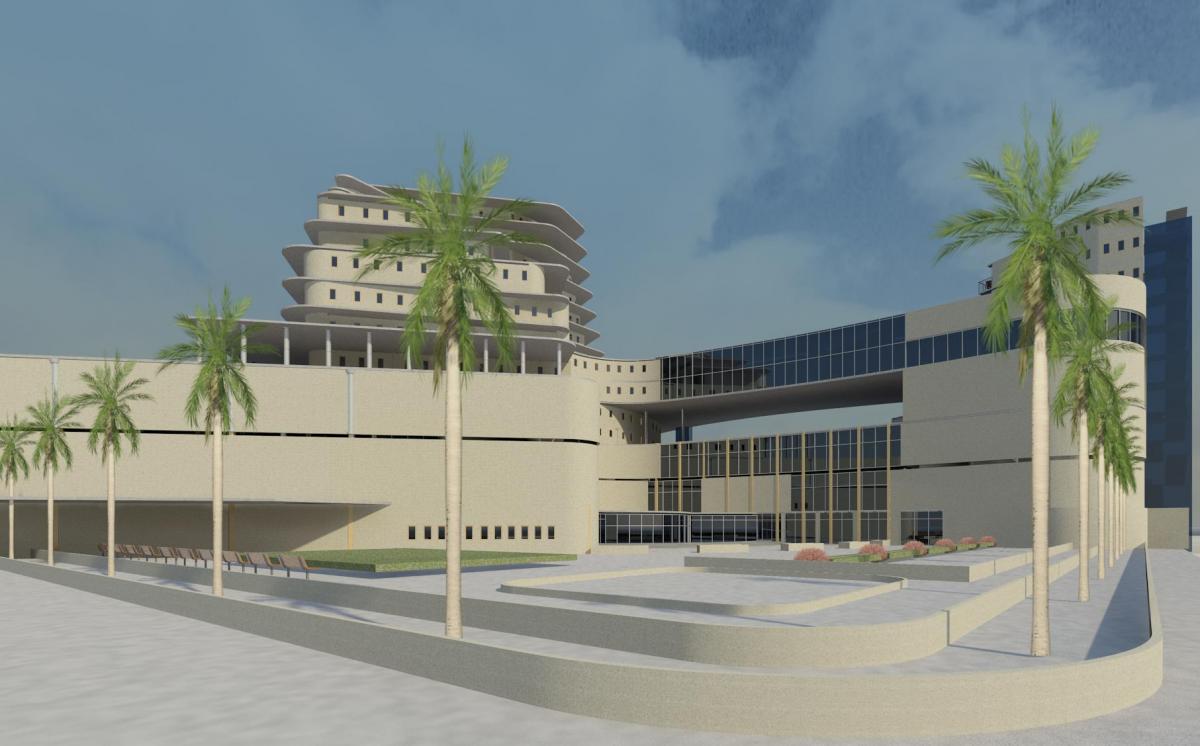 Ramsar Grandhotel,south yard