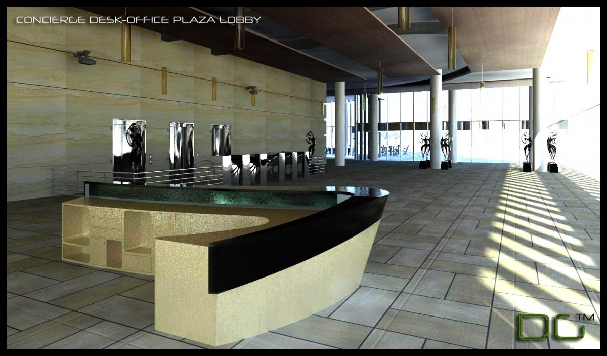 Concierge desk-office plaza
