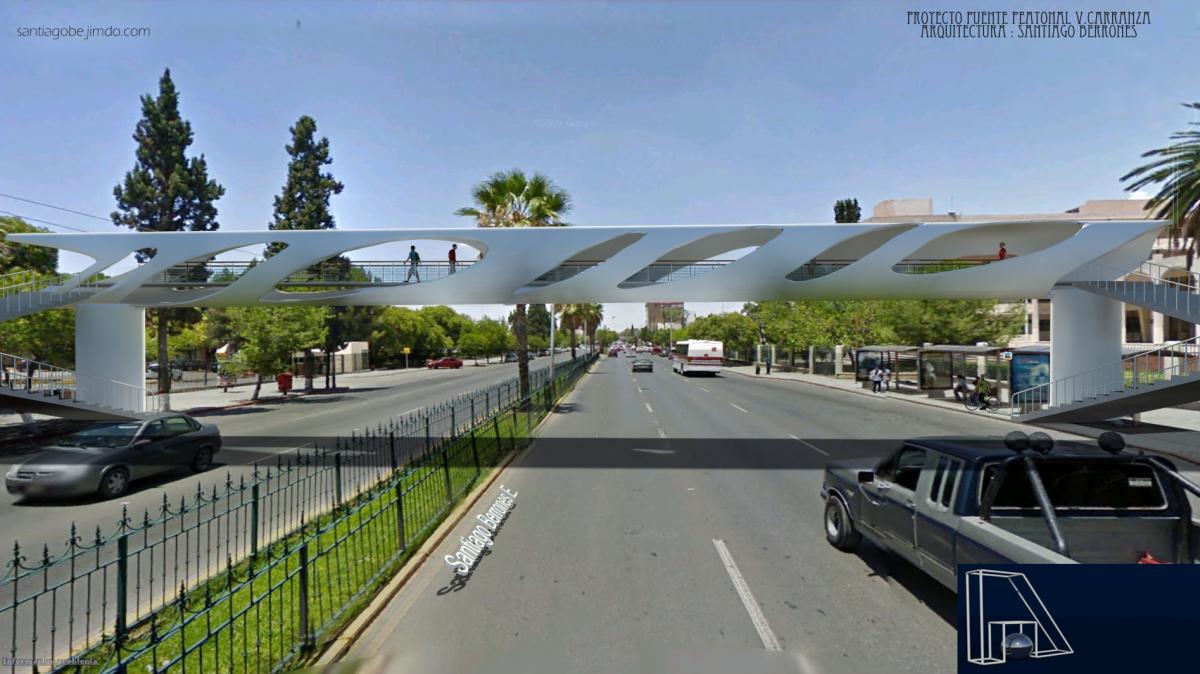 concepto puente peatonal