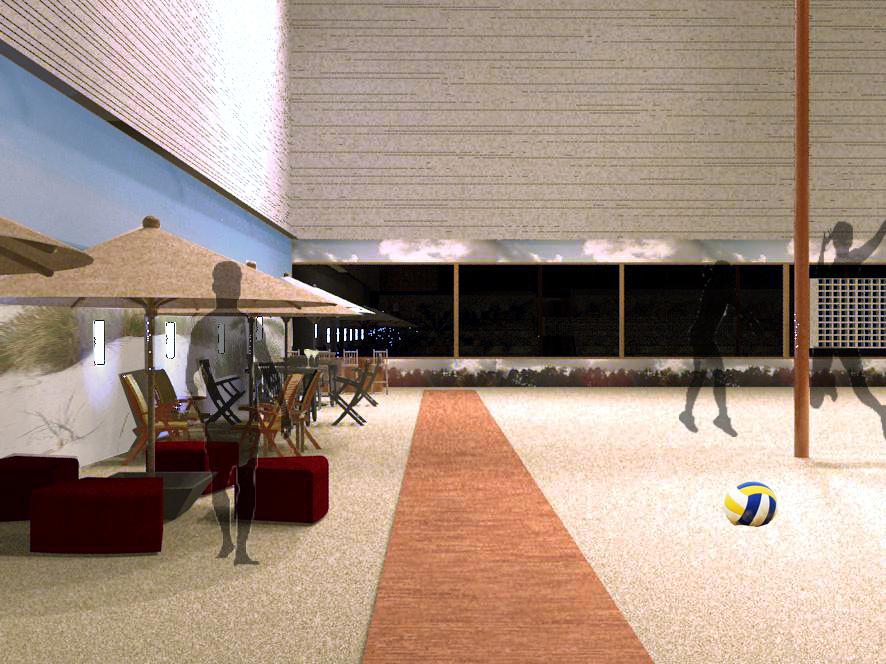 Indoor Beach Volleyball