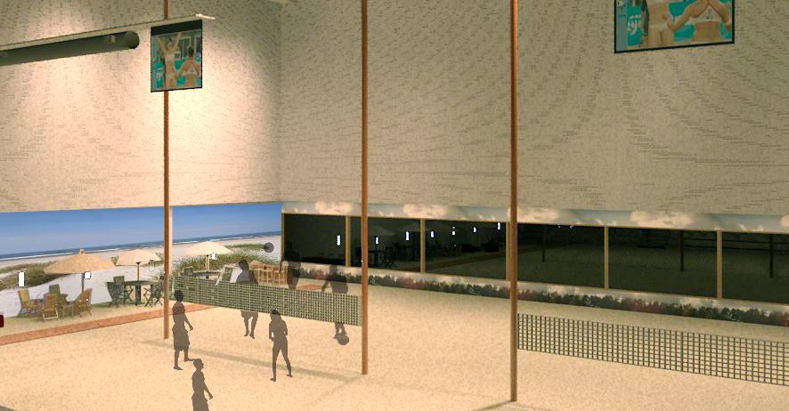 Indoor Beach Volleyball