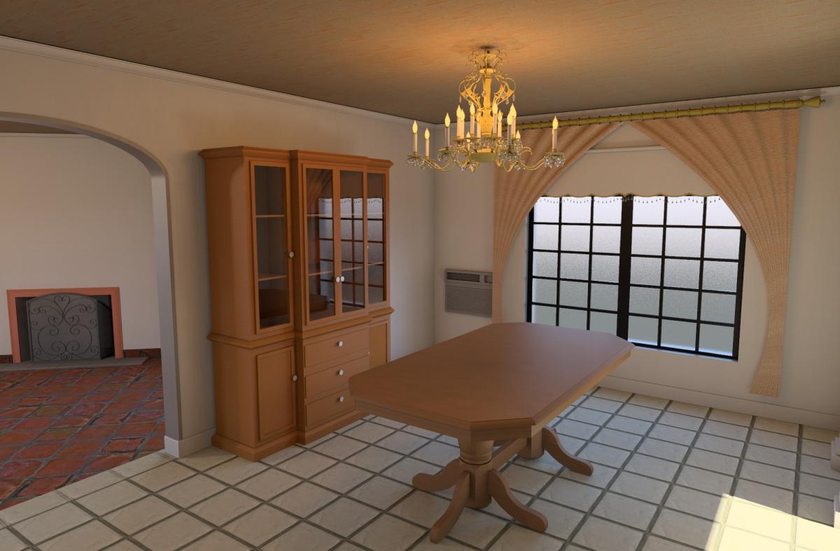 1930's Miami Beach Dining Room