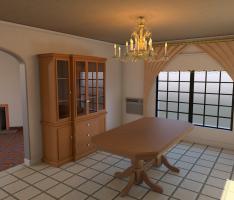 1930's Miami Beach Dining Room