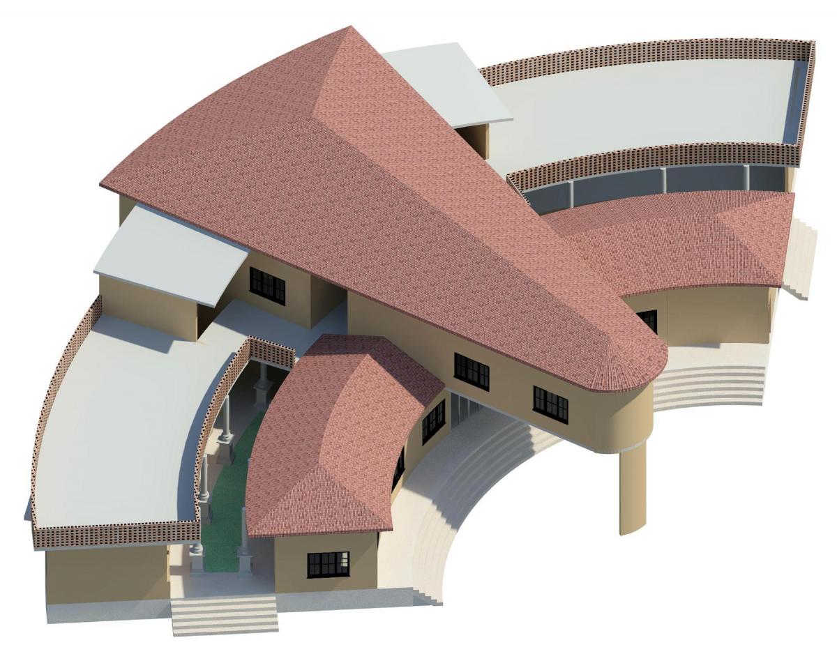 resort entrance lobby and admin area