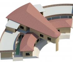 resort entrance lobby and admin area