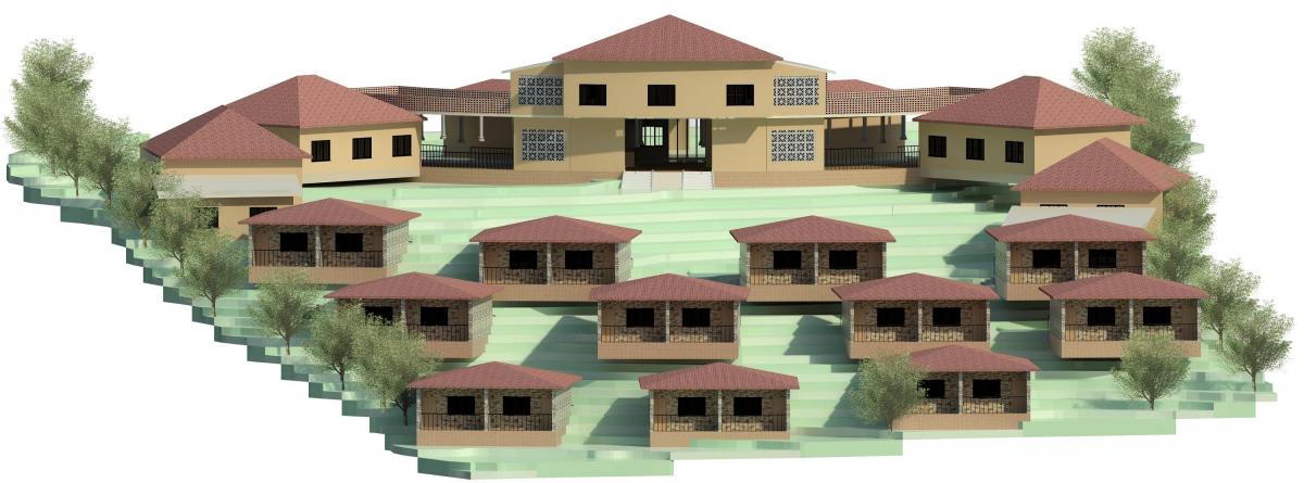 initial working (conceptual view) on resort