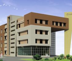 institutional building at belapur, mumbai, india