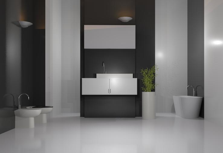 Black n White Bathroom.