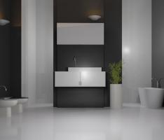 Black n White Bathroom.