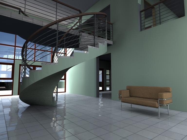 A house in Nigeria (Foyer)