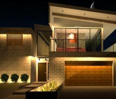 Front Render - Night