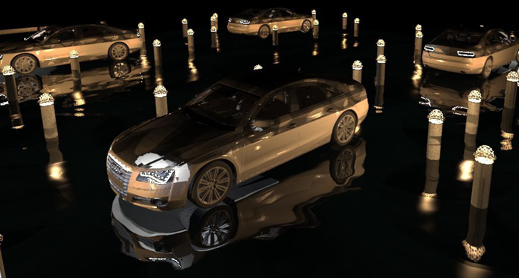 AUDI A8 Nigth Parcing