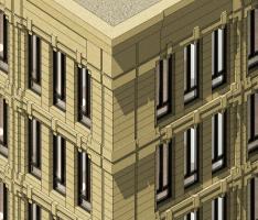 A commercial stone building in Jerusalem