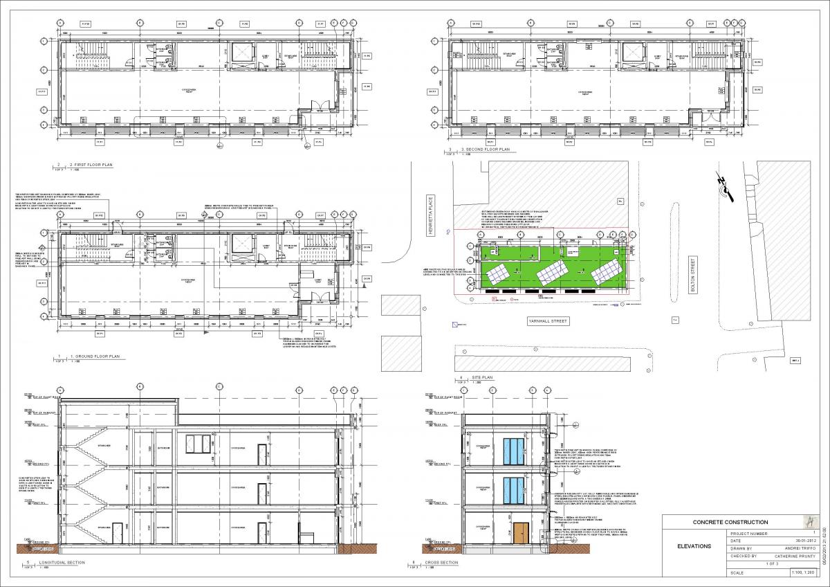 College Y2 Concrete project 1 of 3