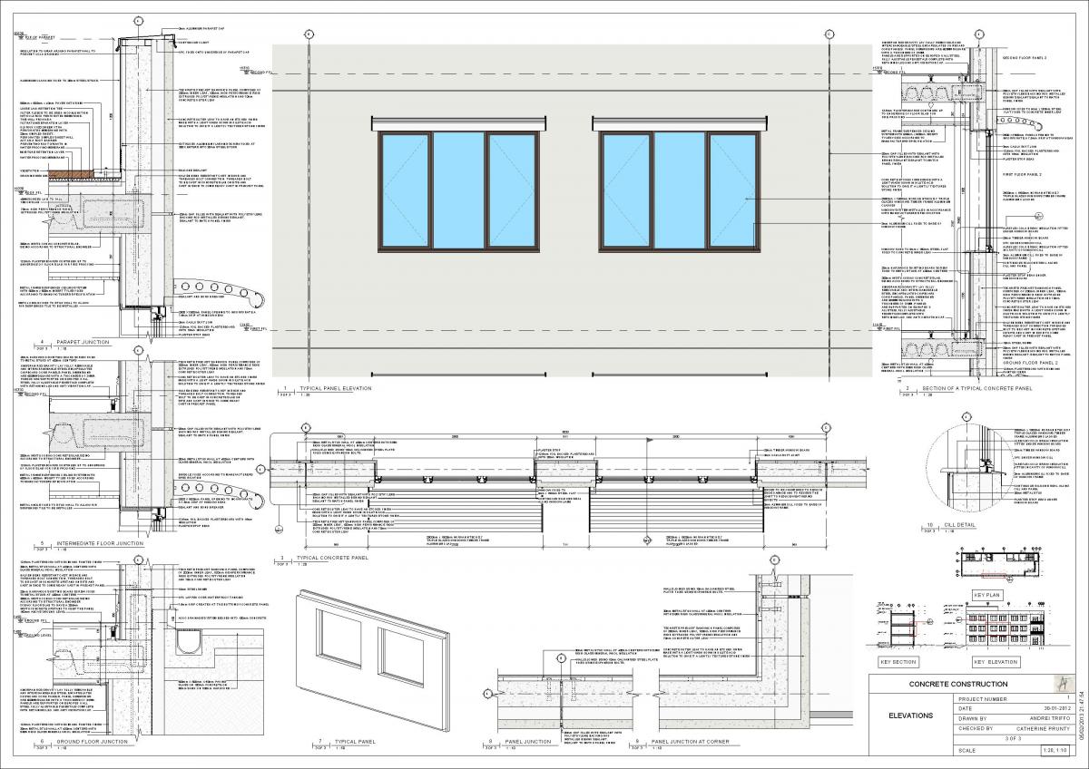 College Y2 Concrete project 3 of 3