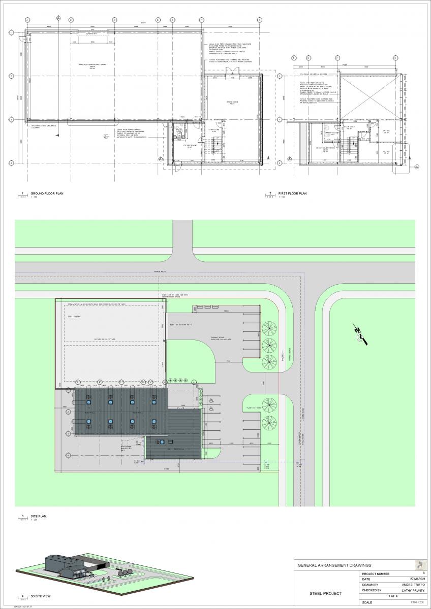 College Y2 Steel project 1 of 3
