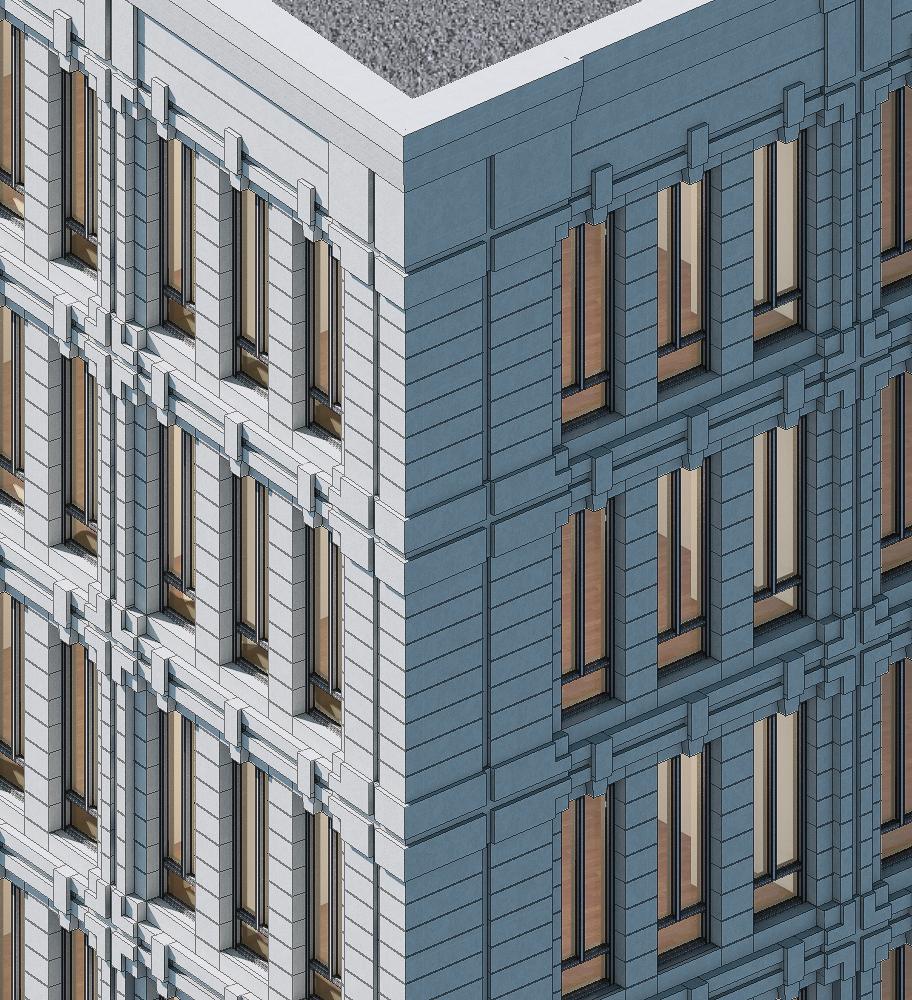 A commercial stone building in Jerusalem