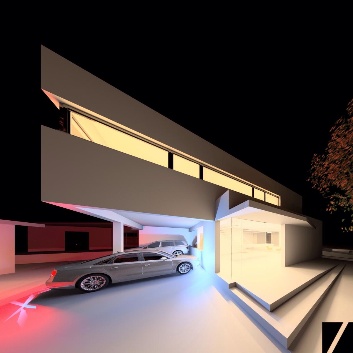 Sketch for an office building in Golling, Austria