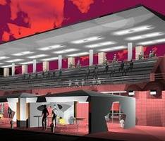 Night racecourse.Italy