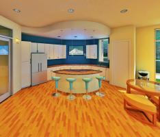 Interior Clubhouse Rendering