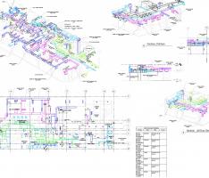 Hotal Kitchen HVAC Detail
