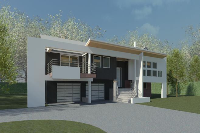 Modern High Ranch After