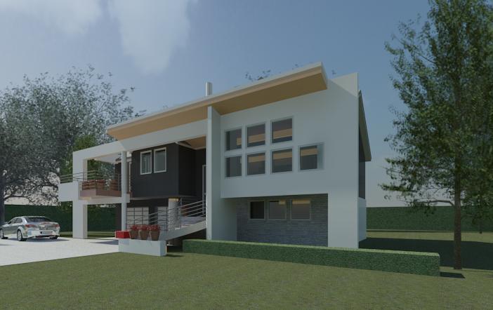 Modern High Ranch After