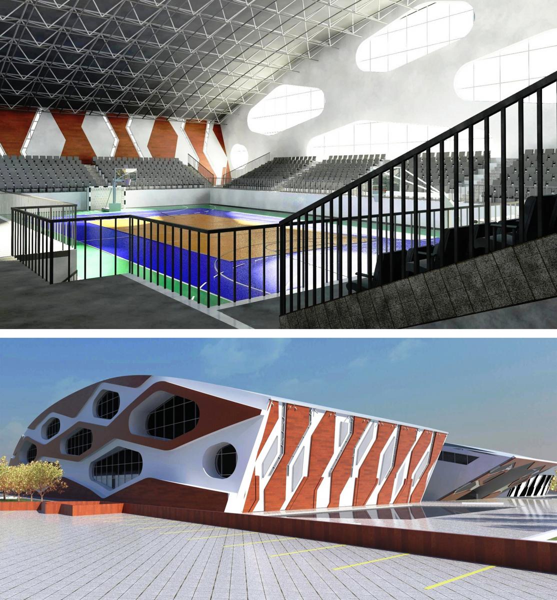 Multi-purpose sports hall