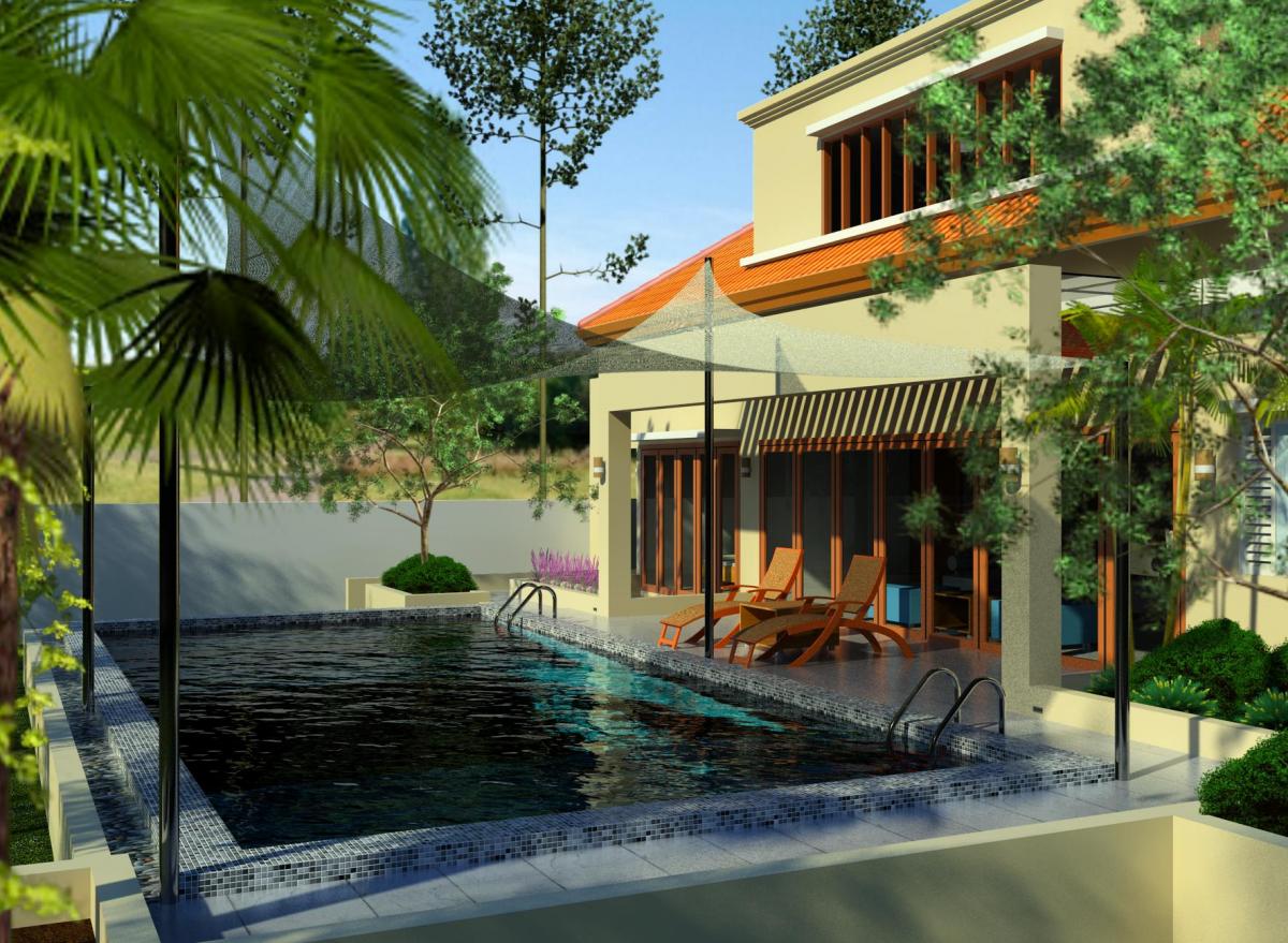 backyard swimming pool