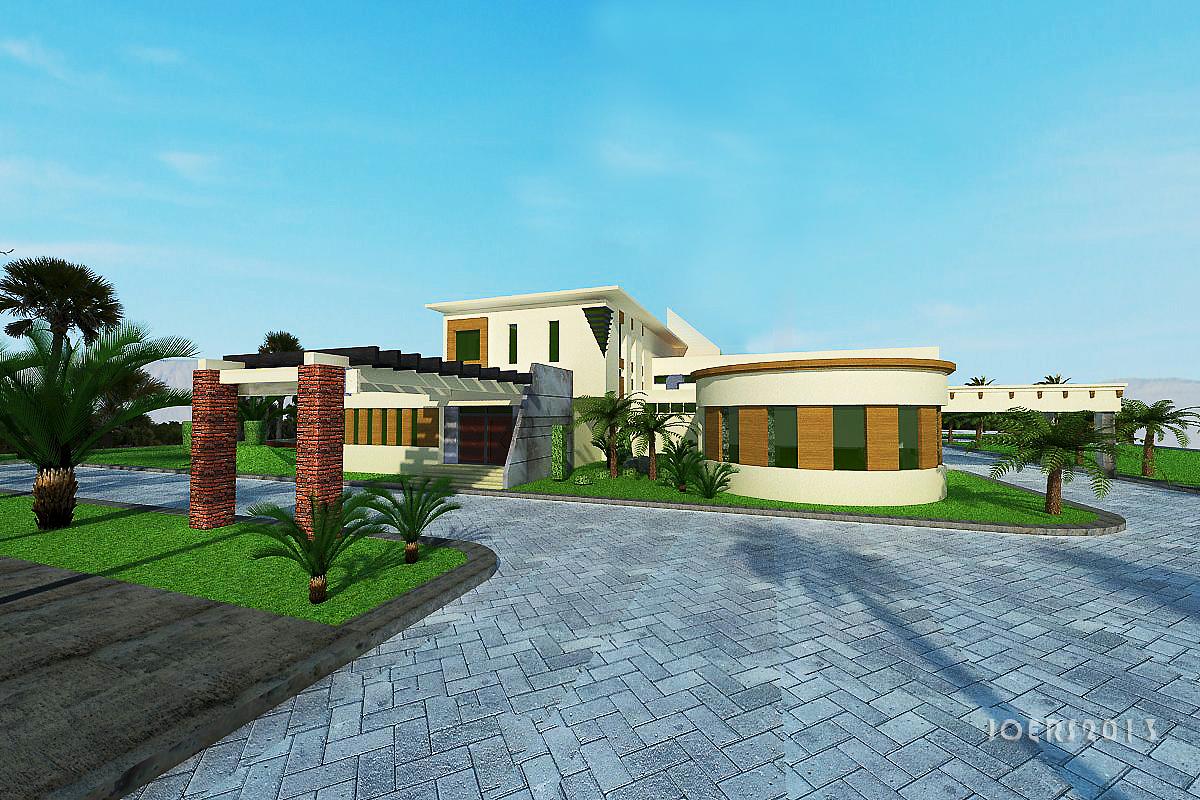 arabic modern mansion