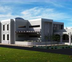 My Modern Arabic House Part 2-Men's Building Entra