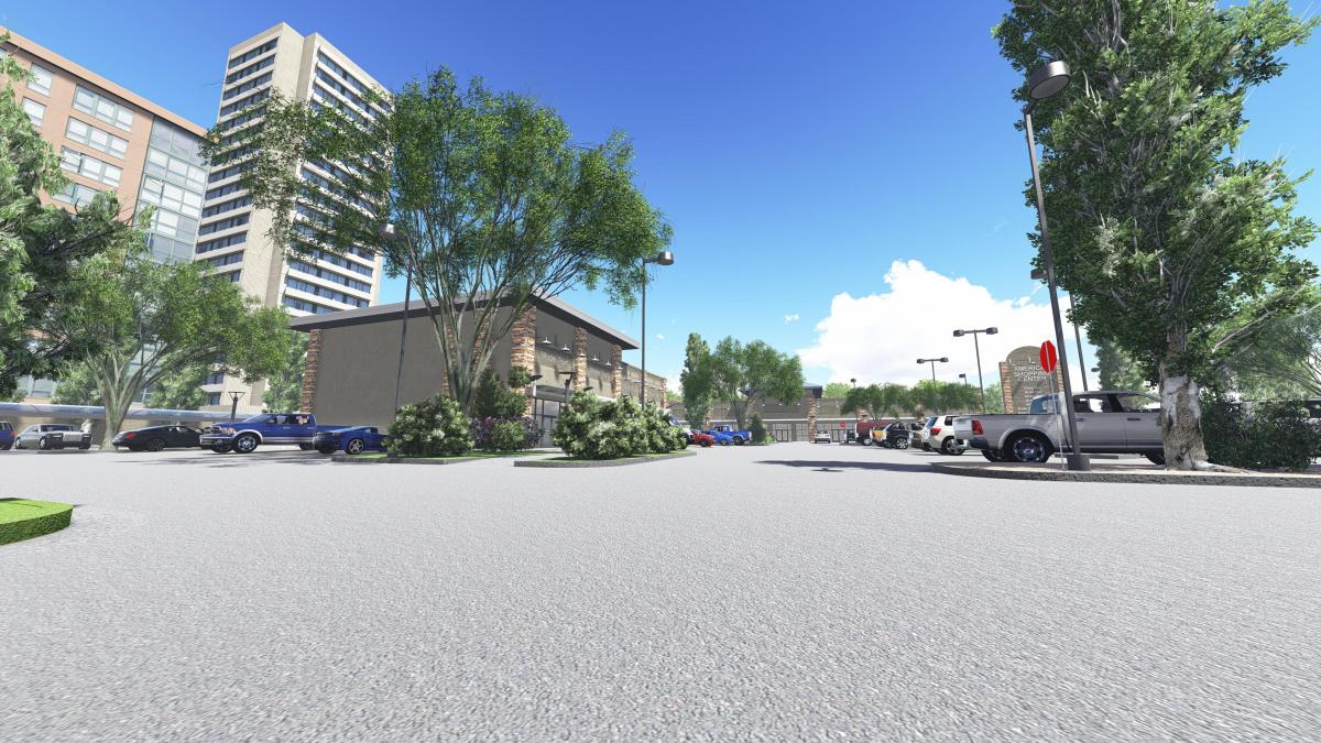 American Shopping Center - View from outside