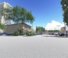 American Shopping Center - View from outside