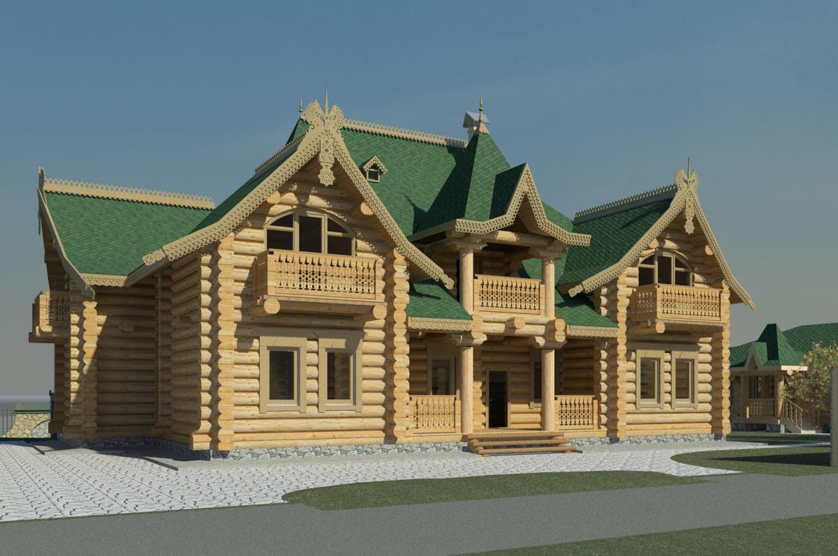 Wood house! Russia, Novosibirsk