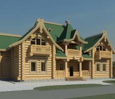 Wood house! Russia, Novosibirsk