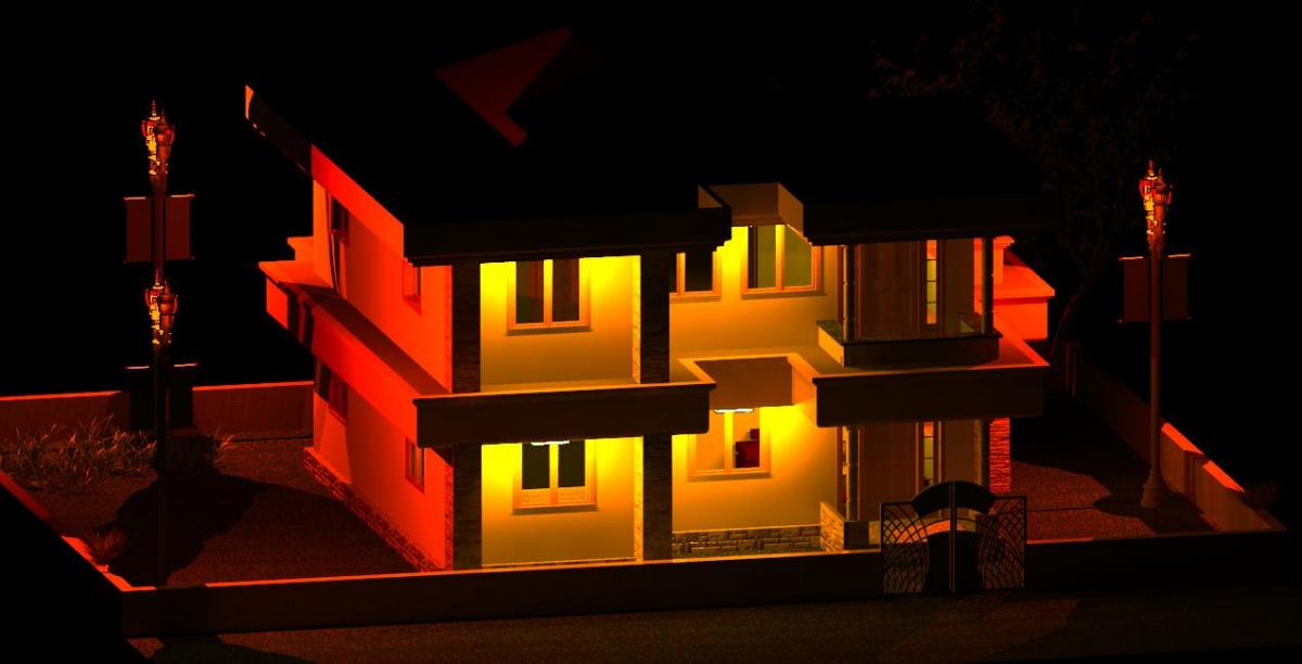 ELEVATION VIEW (MIDNIGHT)