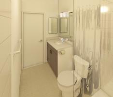 Bathroom of apartment