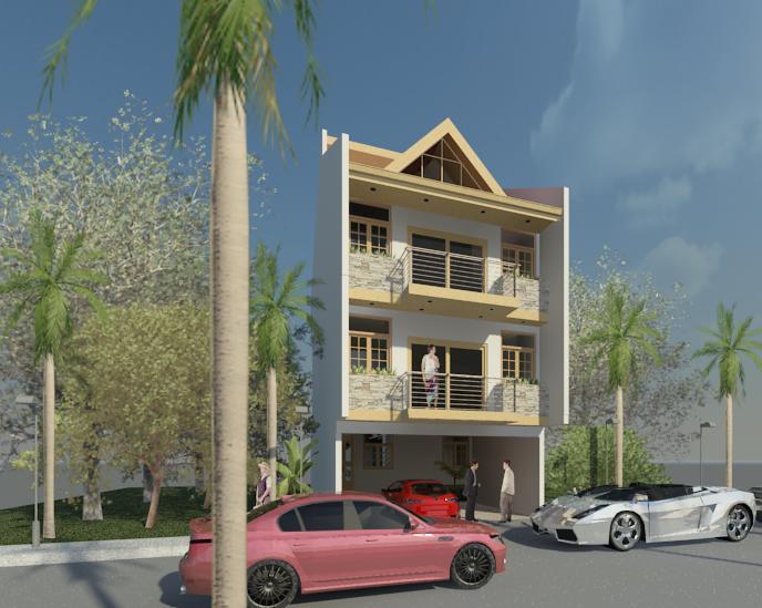 PROPOSED 3-STOREY W/ ATTIC RESD.