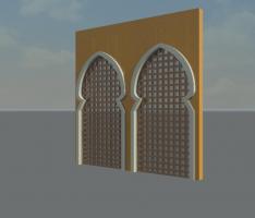 Arch w/ Lattice Work