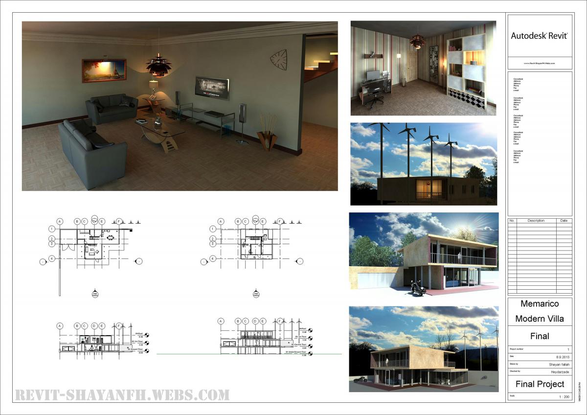 Sheet ( Modern Villa )