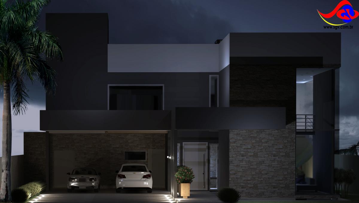 Fachada Frontal noite.