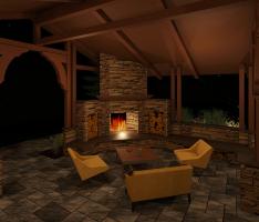 Outdoor Fireplace