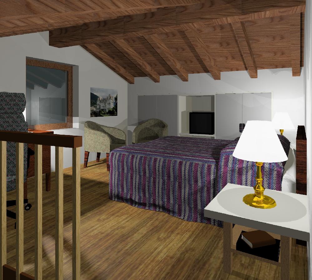 Bedroom in mansarda 2