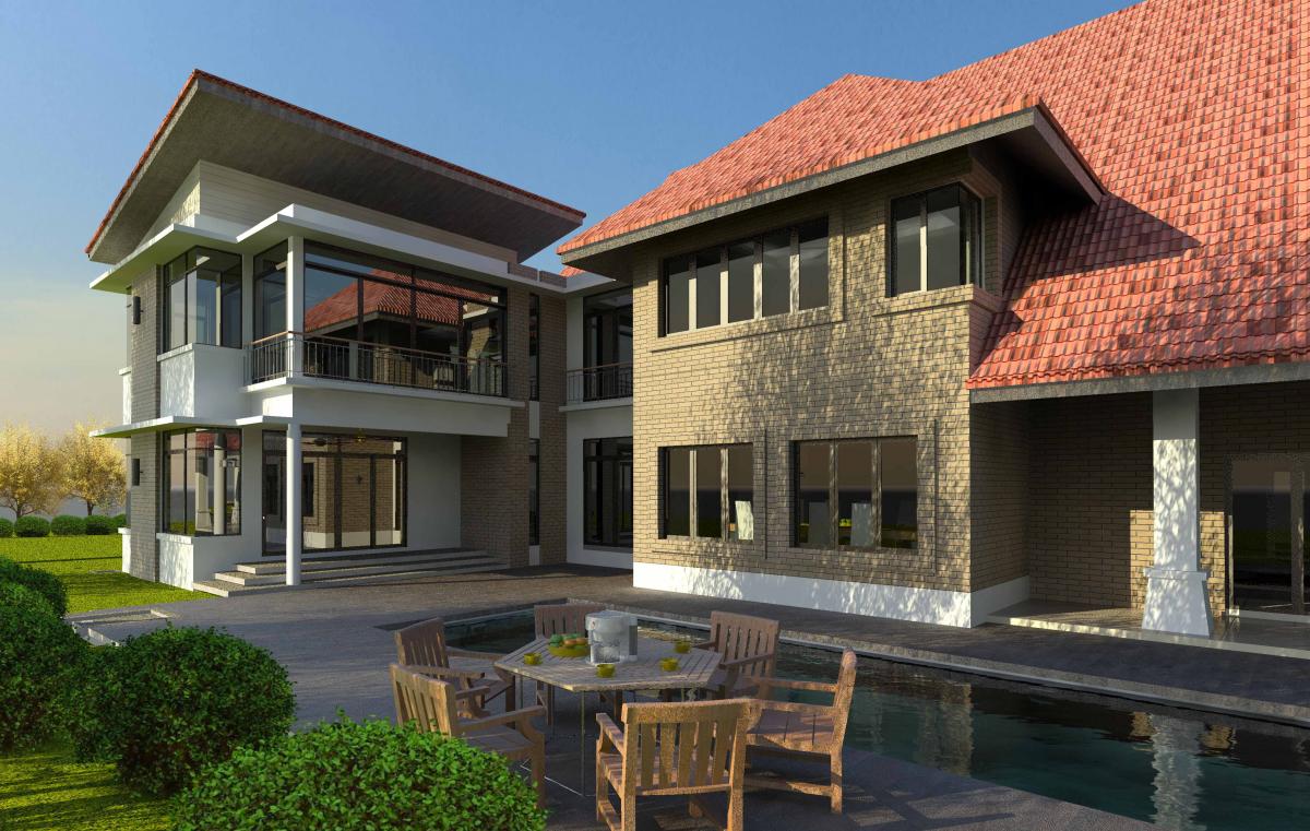 Kajang, Pekan Bangi Lama Villa, Backyard