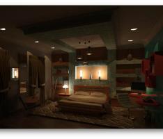 Interior Deco of a Male bedroom