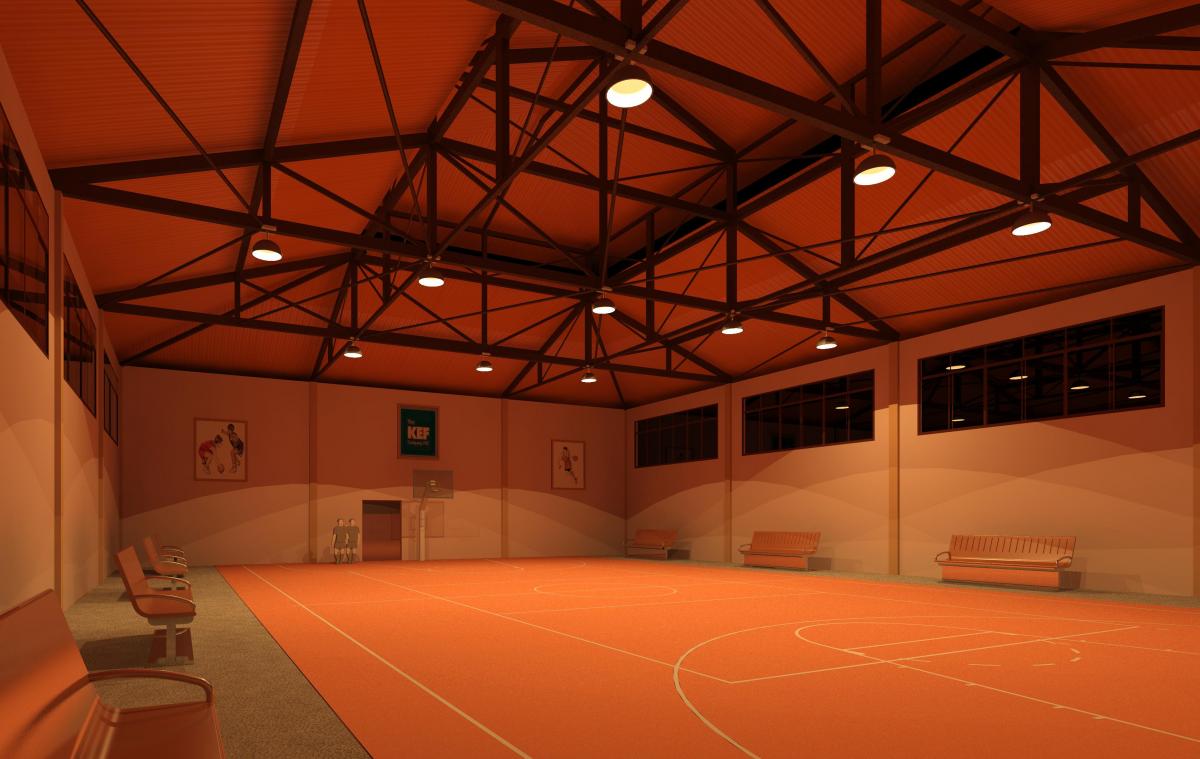 basket court design