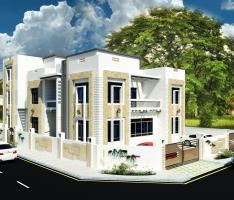 villaa revit and photoshop