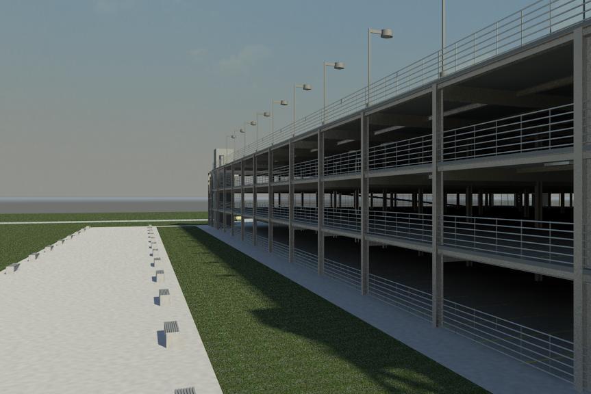 Multi storey parking garage